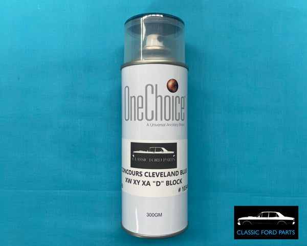CONCOURS CLEVELAND ENGINE BLUE FALCON XW XY XA GT GTHO D BLOCK AEROSOL CAN