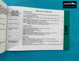 SERVICE MANUAL & MAINTENANCE SCHEDULE FAIRMONT FALCON XY GT GTHO GS