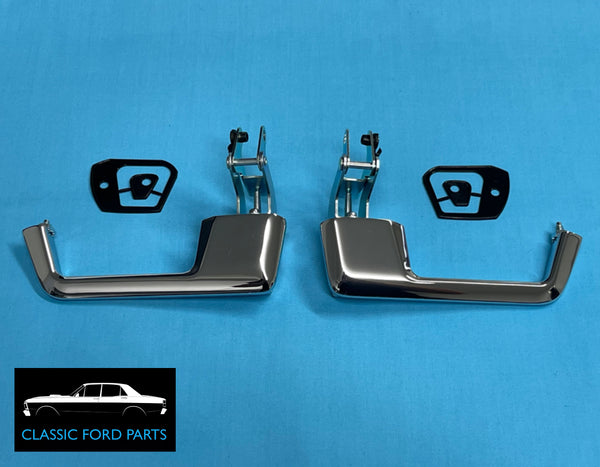 OUTER DOOR HANDLES FRONT PAIR FAIRMONT FALCON XR XT XW XY GT GTHO GS ZA ZB ZC ZD FAIRLANE