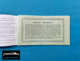 FORD FALCON XK REGISTERED OWNERS MANUAL SUIT LATE CARS NEW