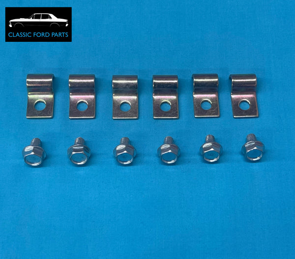FUEL LINE BOLT & CLAMP KIT 3/8 FAIRMONT FALCON XW XY XA XB GT GTHO GS