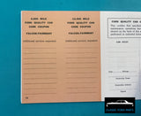 REGISTERED OWNERS MANUAL FORD XT FALCON FAIRMONT