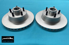 FRONT ROTORS DISC LARGE HUB FAIRMONT FALCON XB XC XD XE XF GT GS COBRA GXL