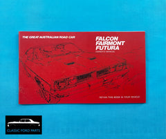 OWNERS MANUAL FORD FALCON FUTURA FAIRMONT XB GT
