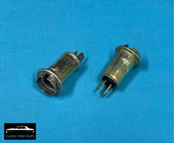 TAIL LIGHT SOCKETS PAIR DOUBLE BRAKE PARKER FAIRMONT FALCON XW XY GT GTHO GS