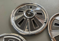 1966 FORD MUSTANG GENUINE HUB CAPS SET OF 4