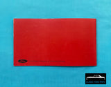 OWNERS MANUAL FORD FALCON FUTURA FAIRMONT XB GT