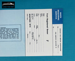OWNERS MANUAL FORD XR FALCON FAIRMONT