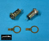 TAIL LIGHT INDICATOR GLOBE SOCKETS PAIR WITH EARTH FAIRMONT FALCON XW XY GT GTHO GS