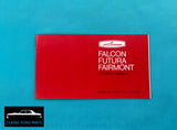 OWNERS MANUAL FORD FALCON FUTURA FAIRMONT XY GT GTHO GS
