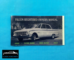 FORD FALCON XK REGISTERED OWNERS MANUAL SUIT LATE CARS NEW
