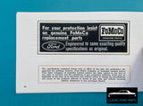 REGISTERED OWNERS MANUAL FORD XT FALCON FAIRMONT