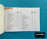 OWNERS MANUAL & SERVICE MAINTENANCE SCHEDULE FORD FALCON FAIRMONT XC GXL