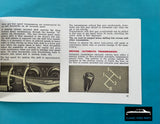 OWNERS MANUAL FORD FALCON FUTURA FAIRMONT XY GT GTHO GS