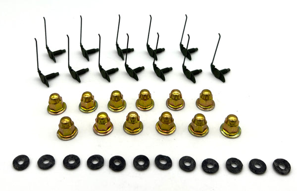 1970 - 1973 FORD MUSTANG TAIL LAMP PANEL MOLDING CLIPS SET