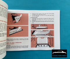 OWNERS MANUAL & SERVICE MAINTENANCE SCHEDULE FORD FALCON FAIRMONT XC GXL