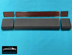 GLOVE BOX WOODGRAIN & PADDING KIT FORD FAIRMONT FALCON  XW XY GT GTHO GS