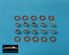 DIFF CENTER NUT AND COPPER WASHER KIT 9 INCH FAIRMONT FALCON XR XT XW XY XA XB GT GS