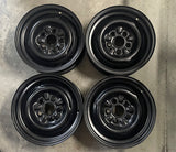EARLY MUSTANG ORIGINAL RIVETED STEEL WHEELS 14x5