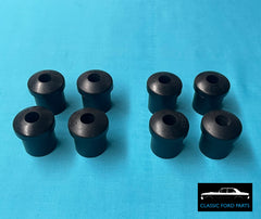 LEAF SPRING RUBBER SHACKLE BUSH SET FAIRMONT FALCON XR XT XW XY XA XB XC GT GTHO GS