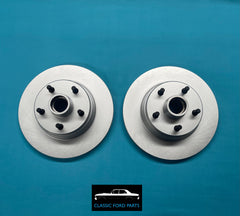 FRONT ROTORS DISC SMALL HUB FAIRMONT FALCON XW XY XA XB GT GTHO GS