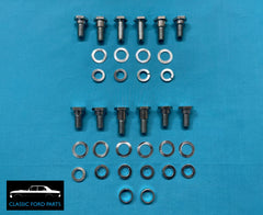 SEDAN SEAT BELT BOLT KIT FAIRMONT FALCON XA XB GS GT GS