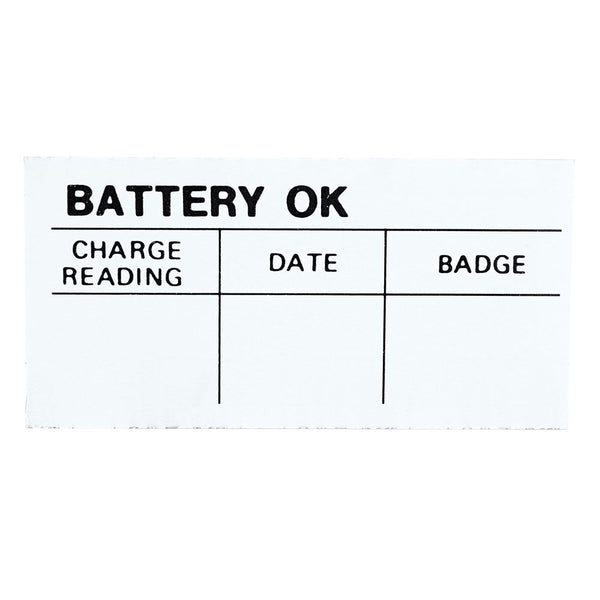 1965 - 1970 FORD MUSTANG BATTERY OK DECAL
